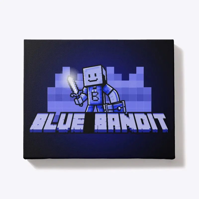 Blue Bandit Painting