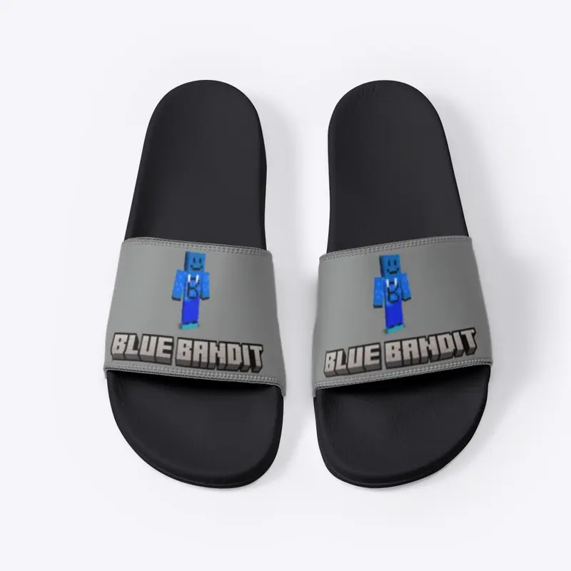 Blue Bandit Flip Flops